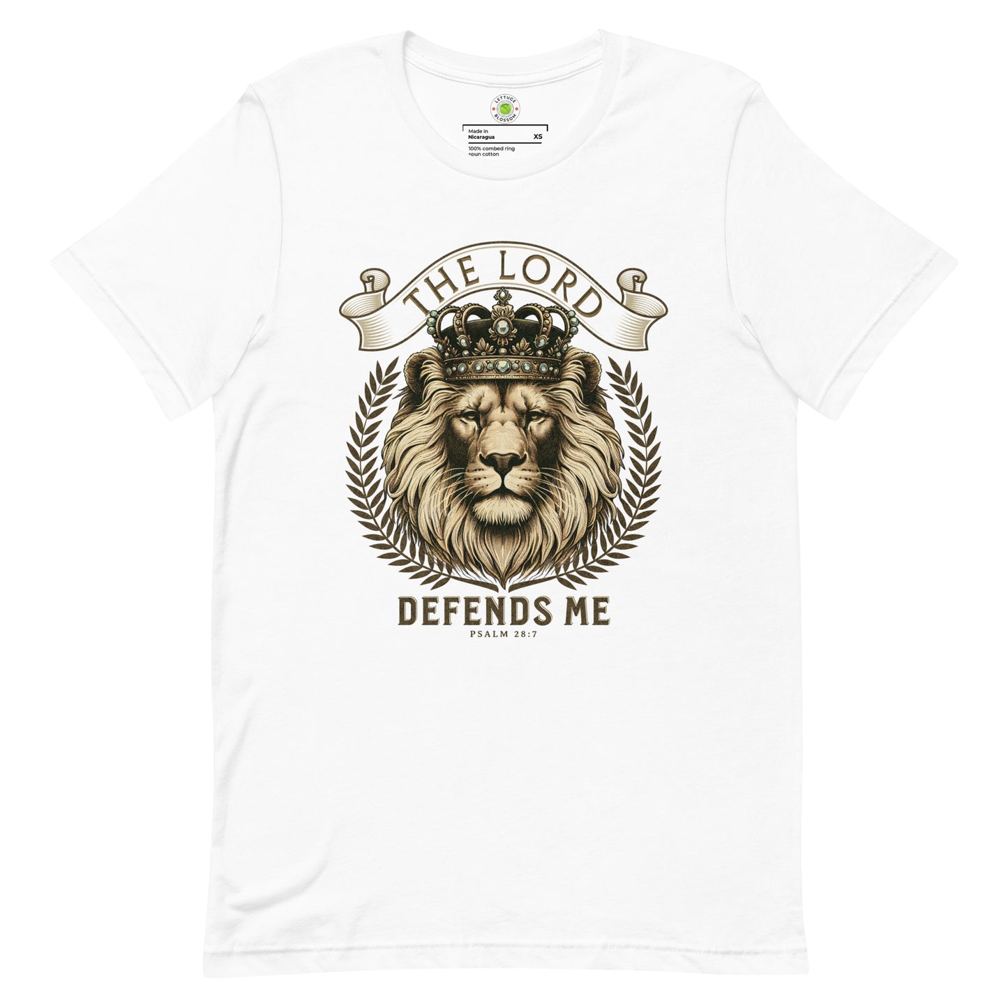 Lord Defends Lion Christian Tee