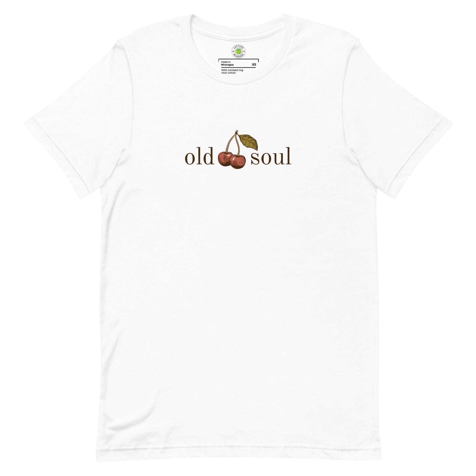 Old Soul Tee Vintage Style Cherry Aesthetic T-Shirt