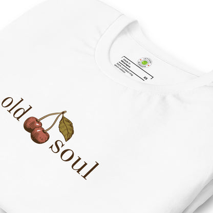 Old Soul Tee Vintage Style Cherry Aesthetic T-Shirt