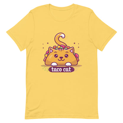 Taco Cat Wordplay Palindrome Tee