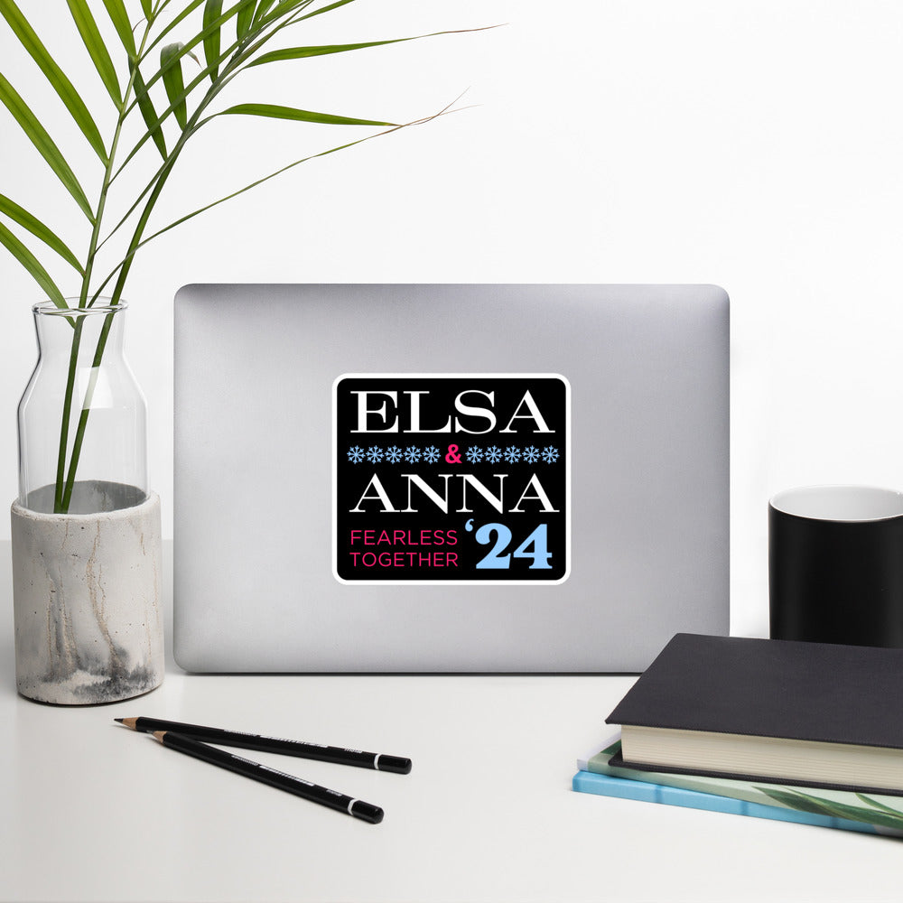 Elect Elsa & Anna Frozen Sticker Black