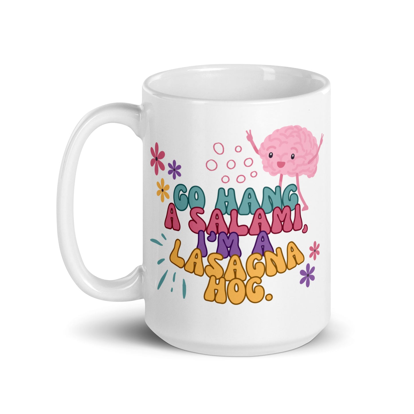 Salami Lasagna Palindrome Mug