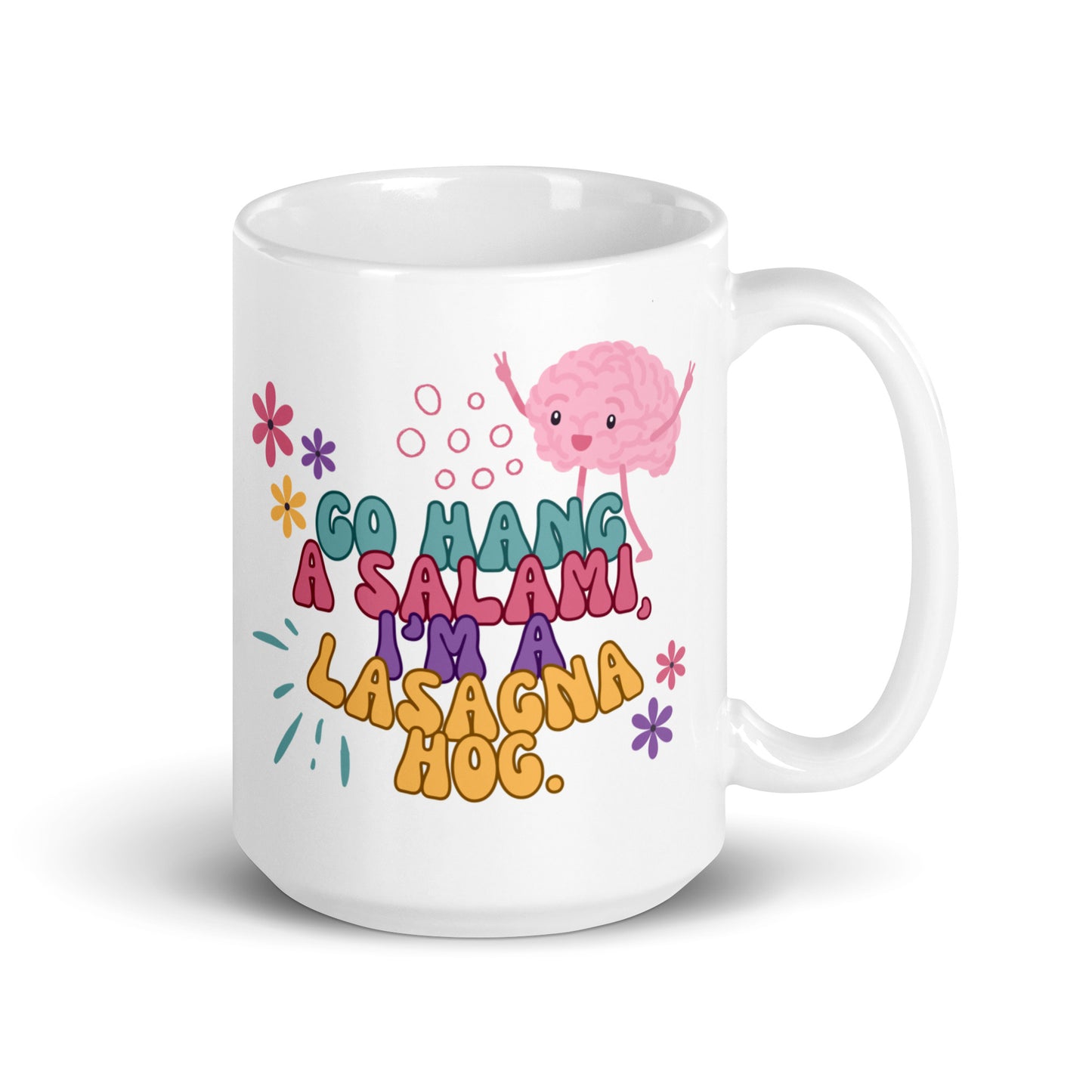 Salami Lasagna Palindrome Mug