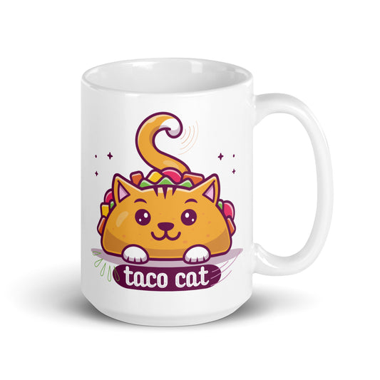 Taco Cat Palindrome Mug