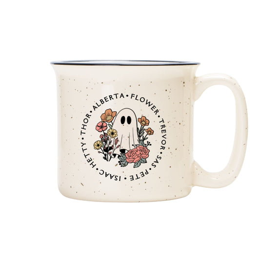 Ghosts Mug Woodstone B&B Ghosts US Merch For Ghosts Fans Speckled Camp Mug